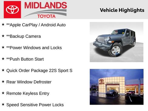 Used 2021 Jeep Wrangler Unlimited Sport image 2