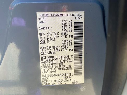 Used 2023 Nissan Frontier PRO-4X w/ Technology Package image 31