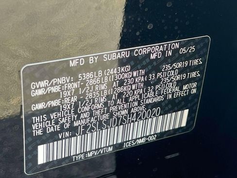 New 2025 Subaru Forester Sport w/ Protection Package (1PH) image 11