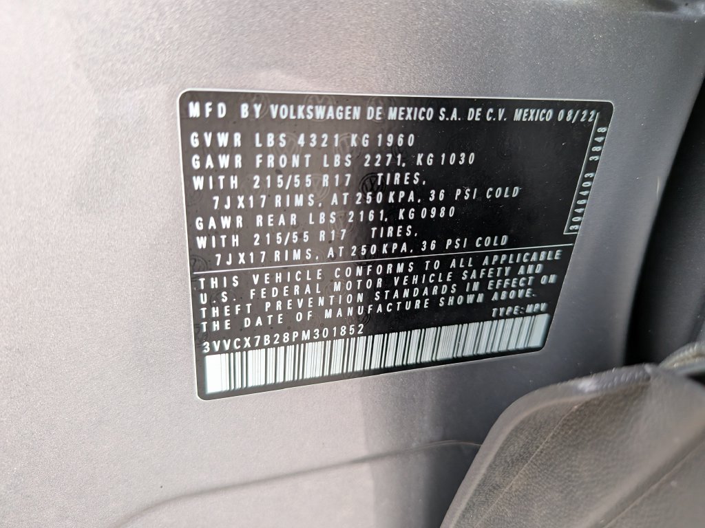 Certified 2023 Volkswagen Taos S FWD image 34