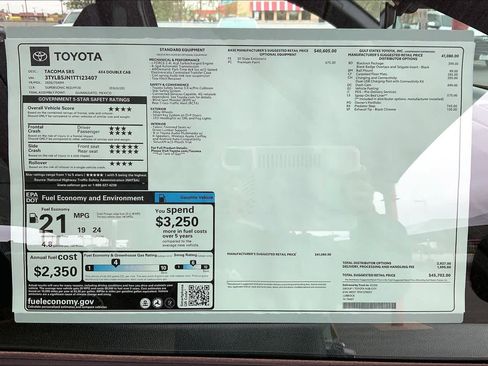 New 2026 Toyota Tacoma SR5 AWD/4WD image 21