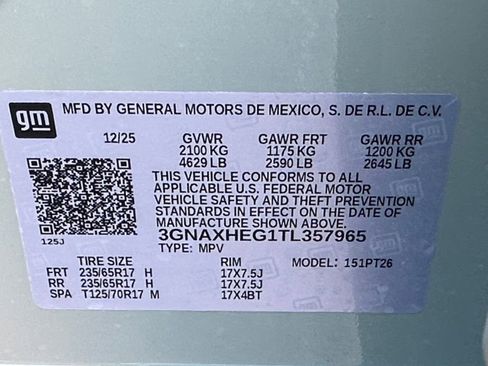 New 2026 Chevrolet Equinox LT w/ Safety and Technology Package image 26