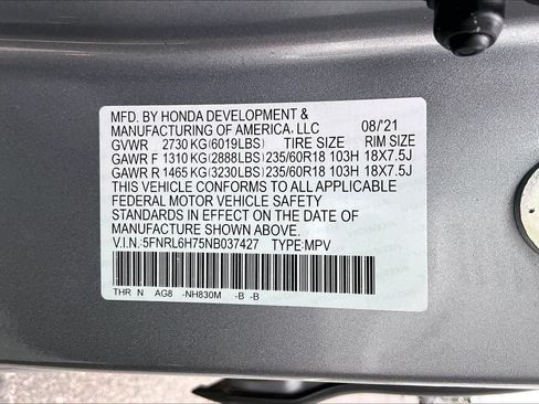 Used 2022 Honda Odyssey EX-L image 36
