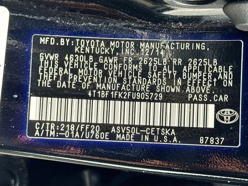 Used 2015 Toyota Camry SE image 25