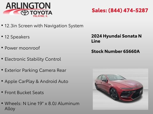 Used 2024 Hyundai Sonata N Line FWD image 2
