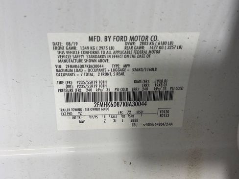 Certified 2019 Ford Flex Limited AWD/4WD image 9