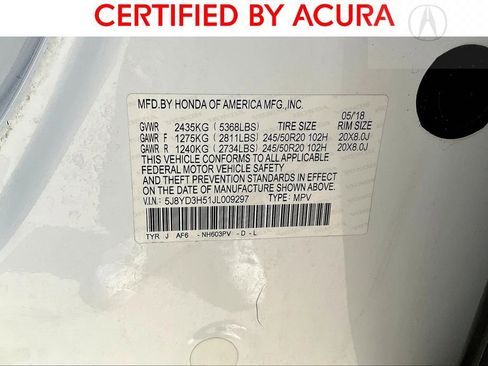 Used 2018 Acura MDX FWD w/ Technology Package image 41