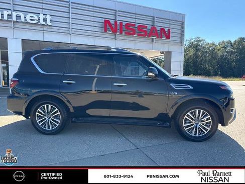 Certified 2021 Nissan Armada SL w/ Captain's Chairs Package image 11