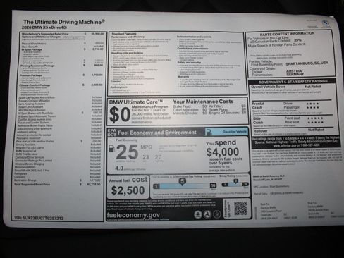 New 2026 BMW X5 xDrive40i w/ M Sport Package image 19