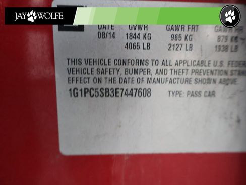 Used 2014 Chevrolet Cruze LT FWD image 13