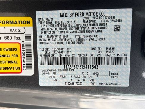 New 2026 Ford Mustang GT Premium w/ GT Performance Package RWD image 29