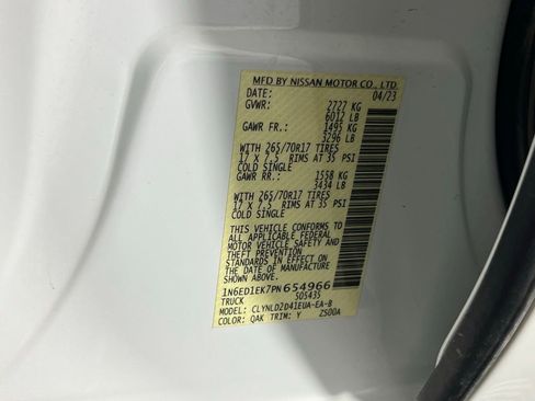 Used 2023 Nissan Frontier PRO-4X w/ Pro-4X Premium Package image 35