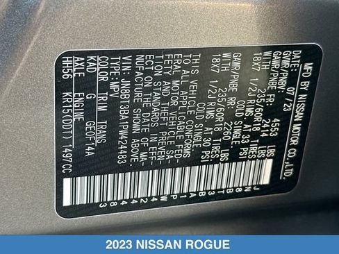 Used 2023 Nissan Rogue SV w/ SV Premium B Package FWD image 32
