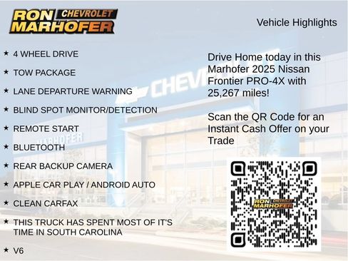 Used 2025 Nissan Frontier PRO-4X AWD/4WD image 15