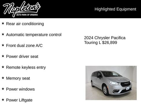 Used 2024 Chrysler Pacifica Touring-L FWD image 15