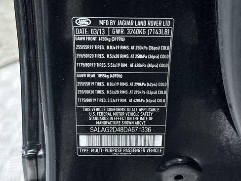 Used 2013 Land Rover LR4 HSE AWD/4WD image 13