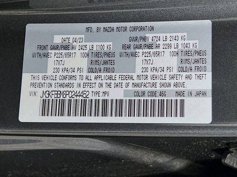 Certified 2023 MAZDA CX-5 AWD 2.5 S w/ Select Package image 36