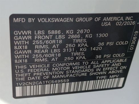 New 2026 Volkswagen Atlas Peak Edition AWD/4WD image 25