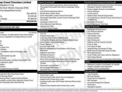 Used 2019 Jeep Grand Cherokee Limited image 4