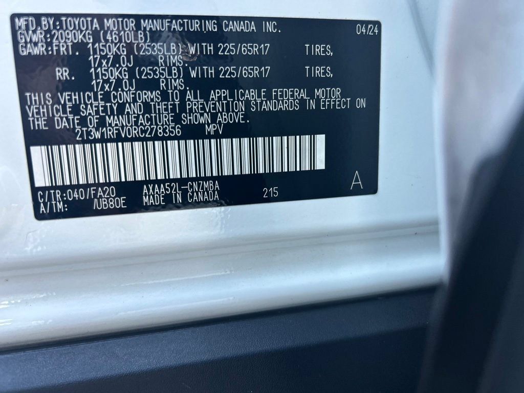 Used 2024 Toyota RAV4 XLE w/ Convenience Package FWD image 45