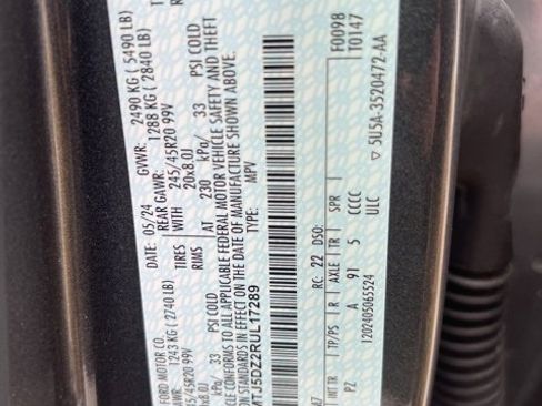 Certified 2024 Lincoln Corsair Grand Touring w/ Equipment Group 301A image 37