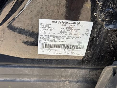 Used 2020 Ford Explorer ST w/ ST Street Pack AWD/4WD image 10