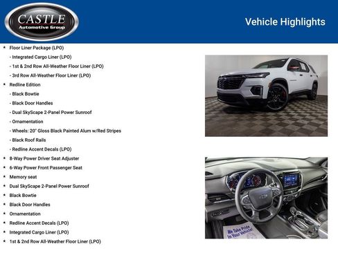 Used 2023 Chevrolet Traverse Premier w/ Redline Edition AWD/4WD image 8