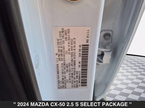 Certified 2024 MAZDA CX-50 AWD 2.5 S w/ Cargo Package image 35