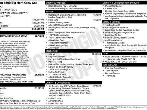 Used 2022 RAM 1500 Big Horn AWD/4WD image 36