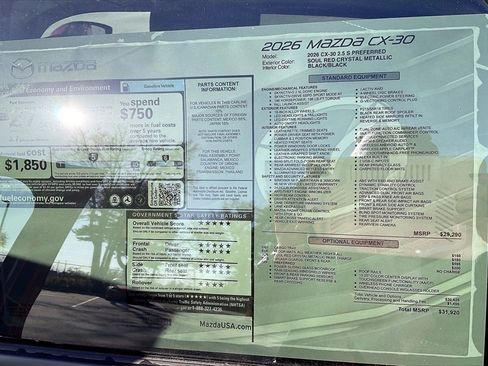 New 2026 MAZDA CX-30 AWD 2.5 S image 14