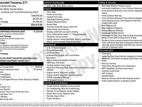 Used 2026 Chevrolet Traverse Z71 w/ Driver Confidence Package AWD/4WD image 4