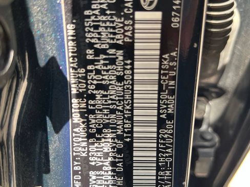 Used 2017 Toyota Camry SE FWD image 28