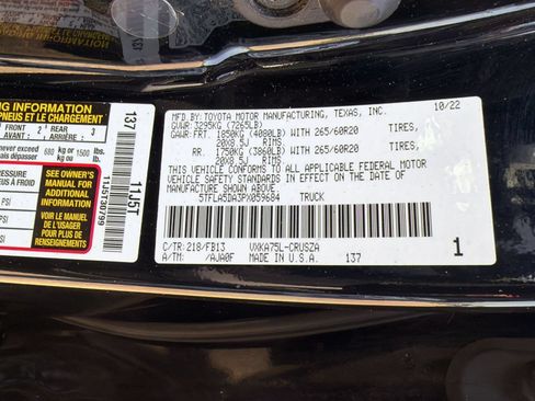 Used 2023 Toyota Tundra SR5 AWD/4WD image 22