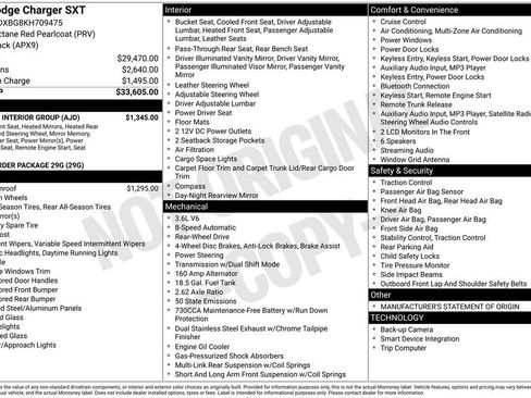 Used 2019 Dodge Charger SXT w/ Leather Interior Group image 22