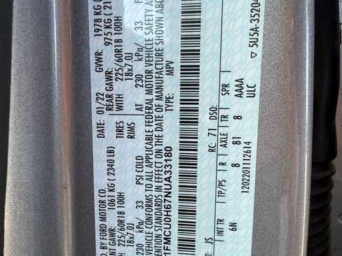 Used 2022 Ford Escape SEL FWD image 29