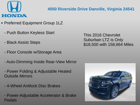 Used 2016 Chevrolet Suburban LTZ image 12