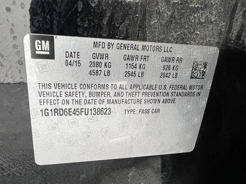 Used 2015 Chevrolet Volt Premium w/ Premium Trim Package FWD image 31