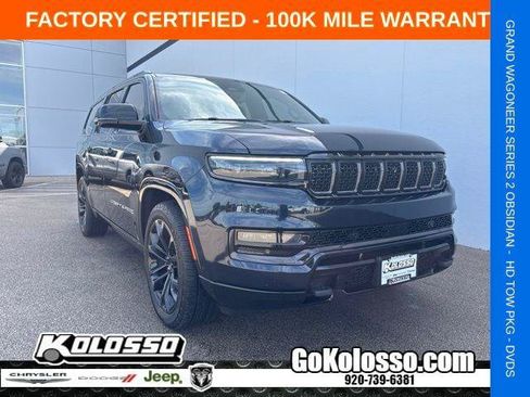 Certified 2023 Jeep Grand Wagoneer L Series II w/ Quick Order Packagew 28T AWD/4WD image 1