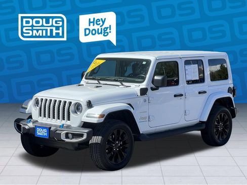 Certified 2023 Jeep Wrangler Unlimited Sahara w/ Cold Weather Group AWD/4WD image 1