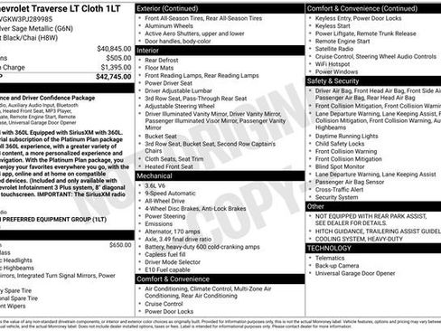 Used 2023 Chevrolet Traverse LT image 5