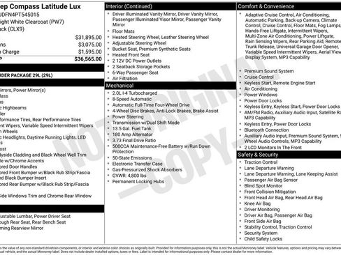 Used 2023 Jeep Compass Latitude AWD/4WD image 35
