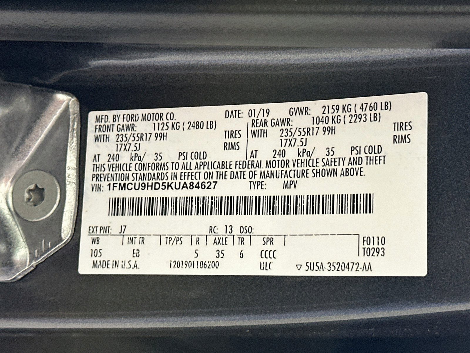 Used 2019 Ford Escape SEL AWD/4WD image 31