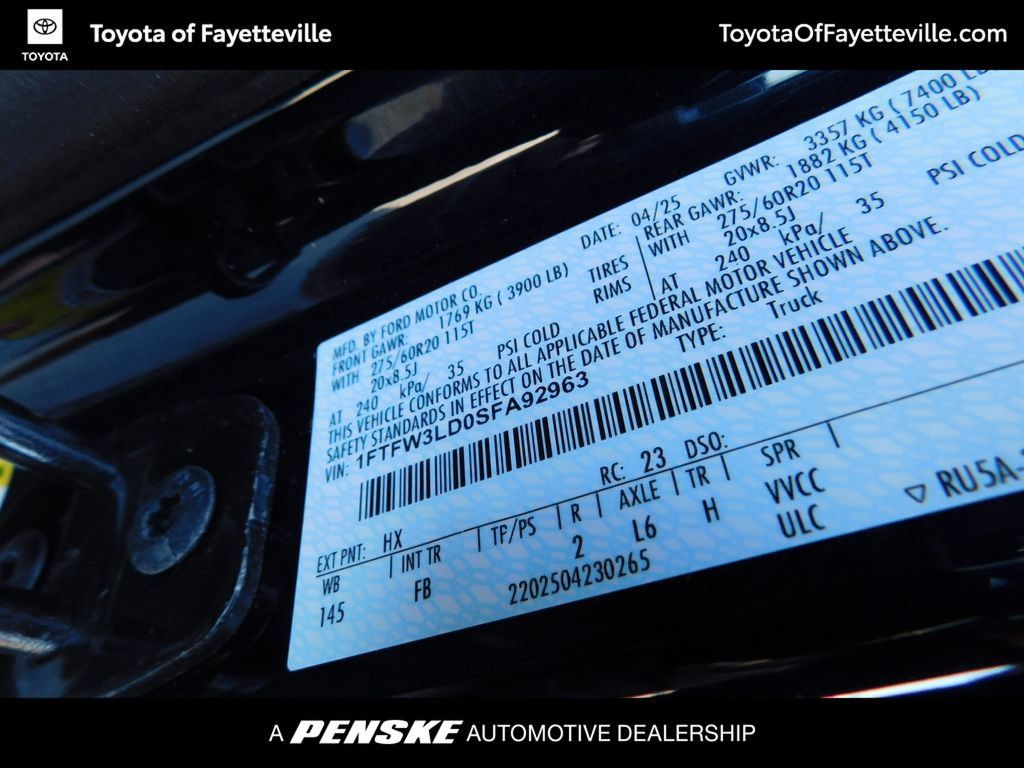 Used 2025 Ford F150 XLT w/ Equipment Group 302A MID AWD/4WD image 11