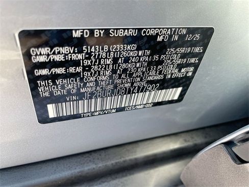 New 2026 Subaru Outback Touring XT image 28