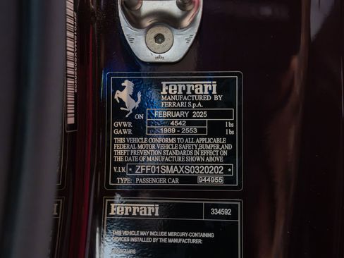 Used 2025 Ferrari 296 GTS RWD image 26