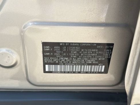 Used 2019 Subaru Outback 2.5i Limited AWD/4WD image 30