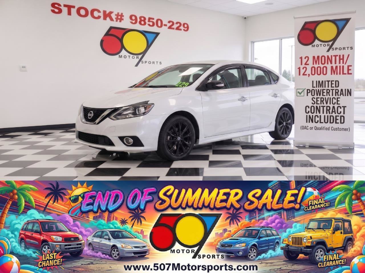 Used 2017 Nissan Sentra SR Turbo w/ SR Midnight Edition FWD image 1