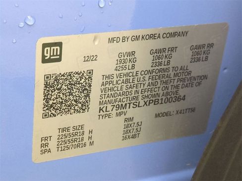 Certified 2023 Chevrolet TrailBlazer RS w/ Sun and Liftgate Package image 32