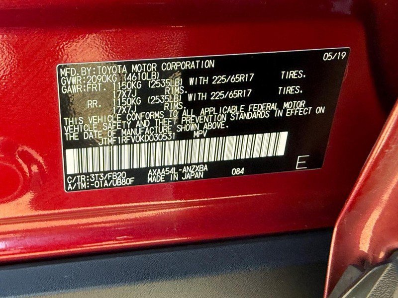 Used 2019 Toyota RAV4 LE w/ All Weather Liner Package AWD/4WD image 31
