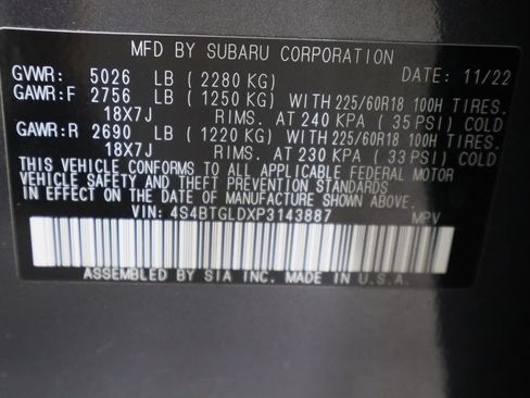Used 2023 Subaru Outback Onyx Edition XT AWD/4WD image 39
